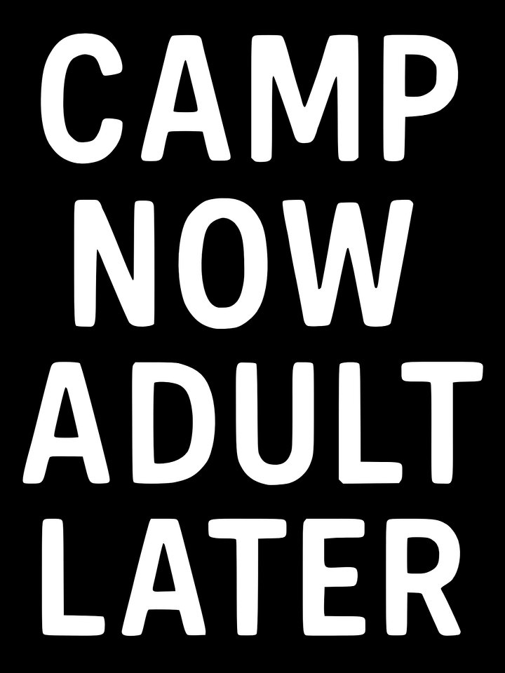 Camp Now Adult Later product image (1)