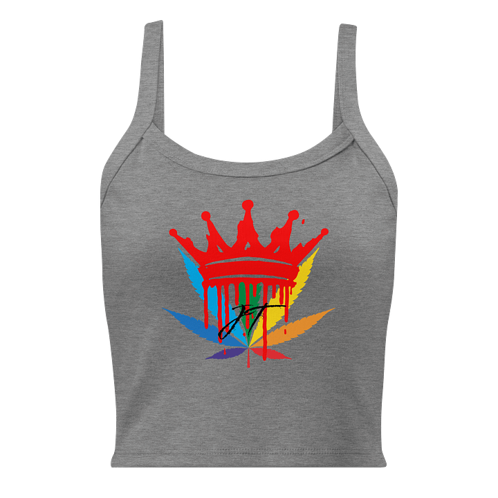 CannaQueen Women's Micro-Rib Tank Top product image (3)