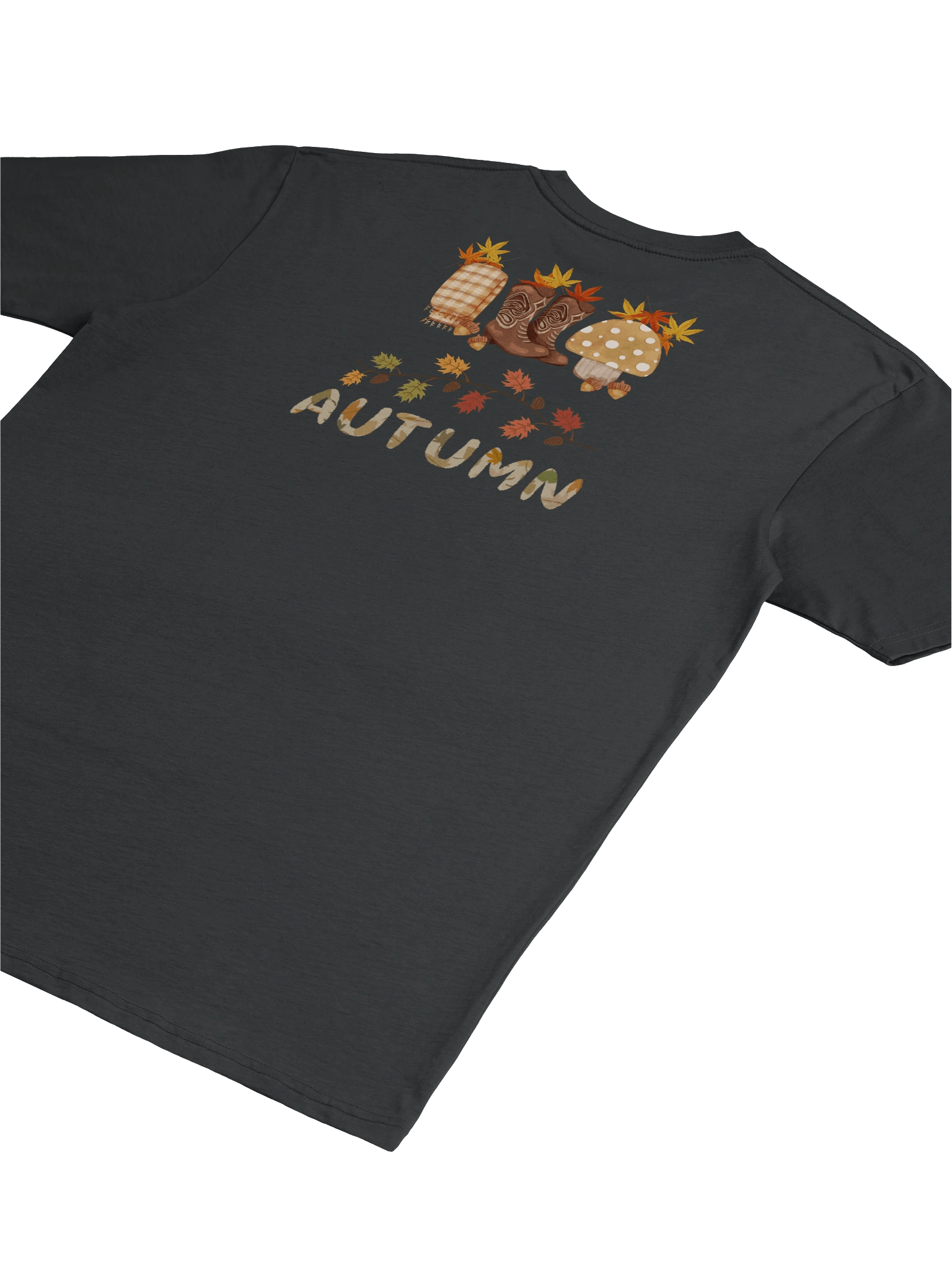 "Casual Autumn T-Shirt with Seasonal Fall Design" product image (37)