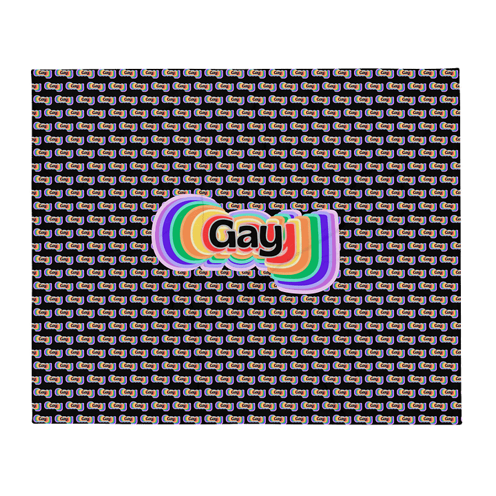 LGBTQIAP2S+ 2025, Rainbow Gay, Blanket product image (2)