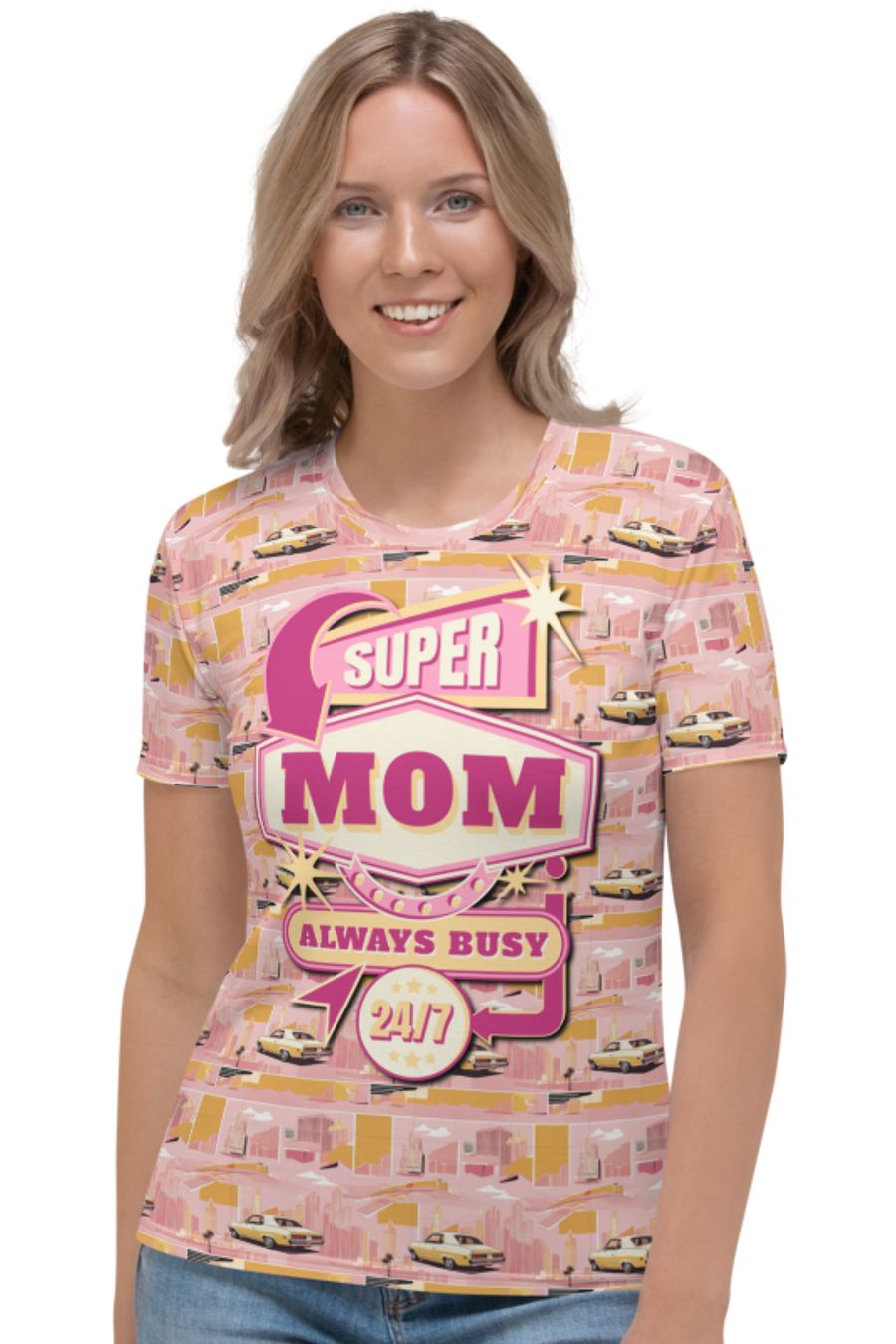 Super Mom All Over Print T-shirt product image (5)