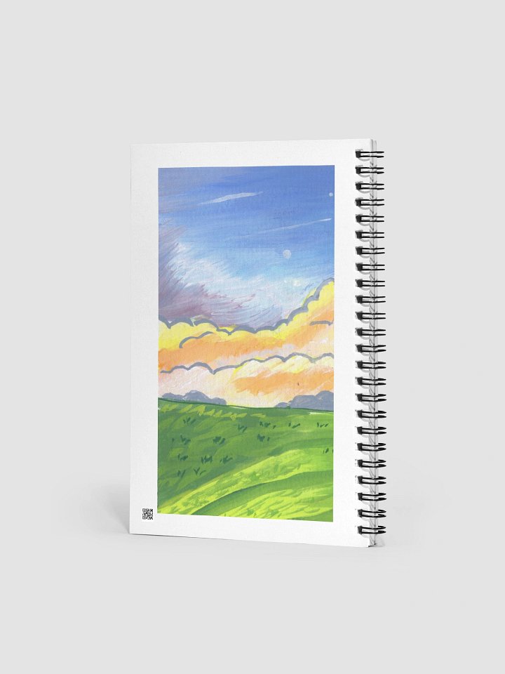 Dreamy Field Spiral Notebook product image (2)