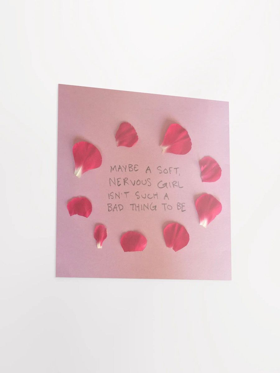 Soft Nervous Girl Art Print product image (15)