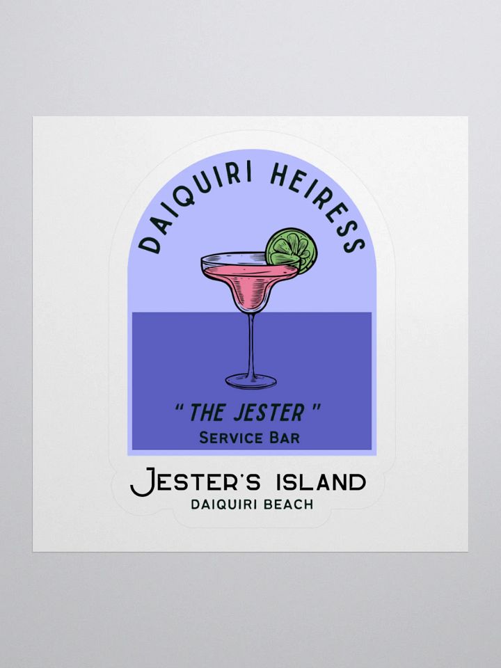JESTER SERVICE BAR STICKER product image (2)