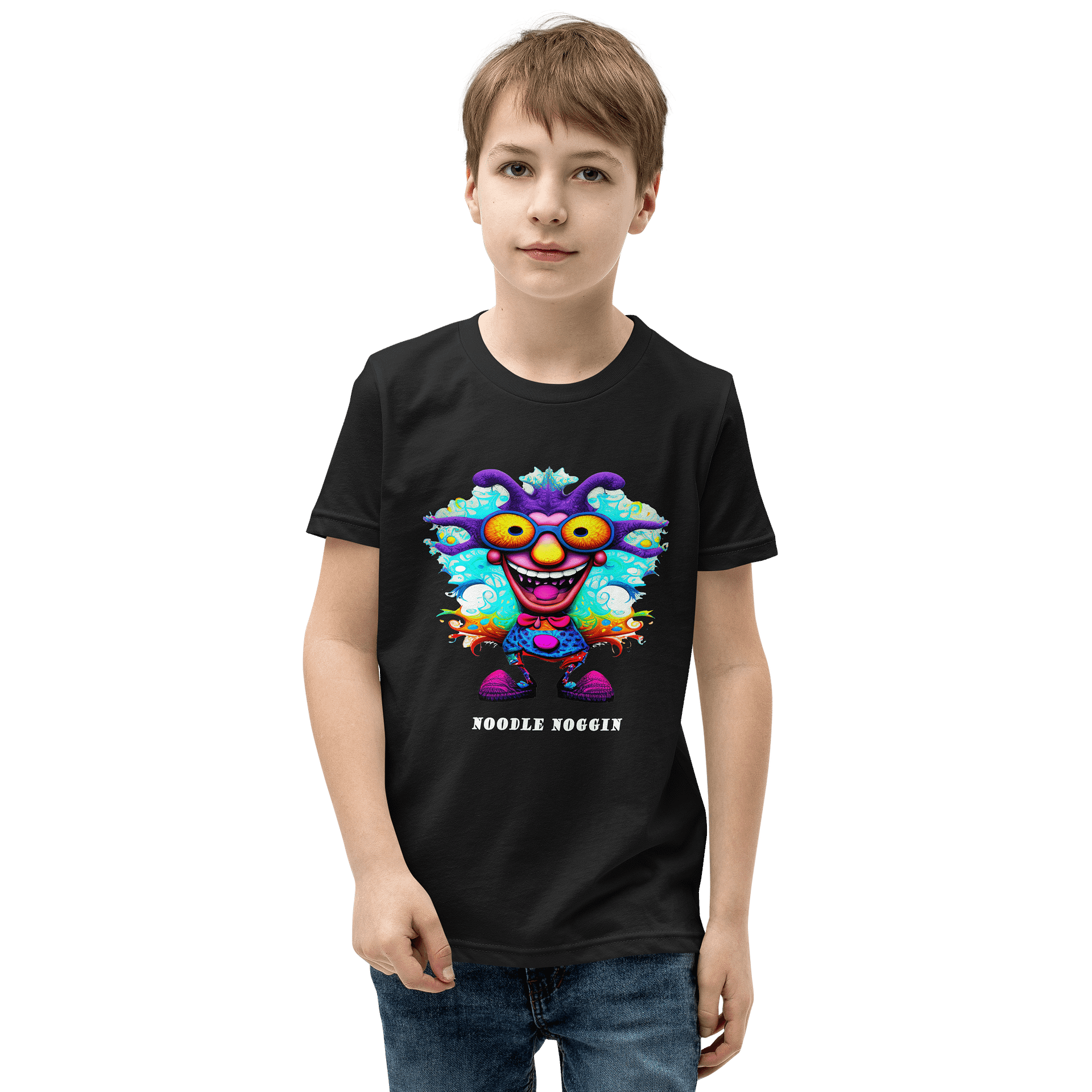Noodle Noggin Bella Youth Short Sleeve Cotton T-Shirt product image (1)