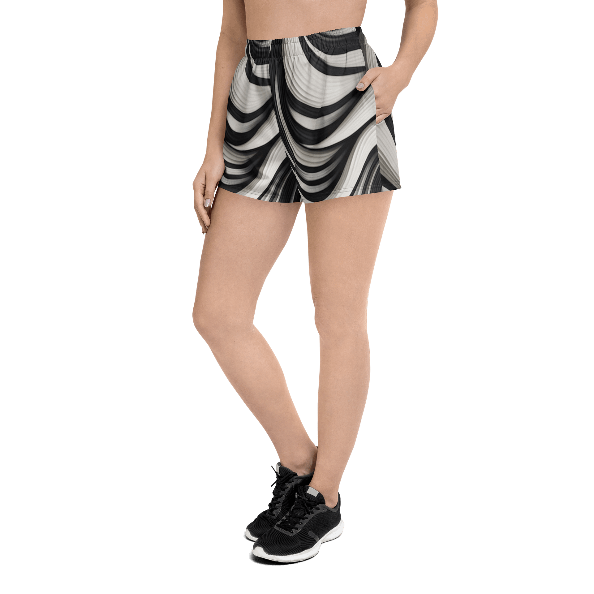 Flowing Monochrome Athletic Shorts product image (2)