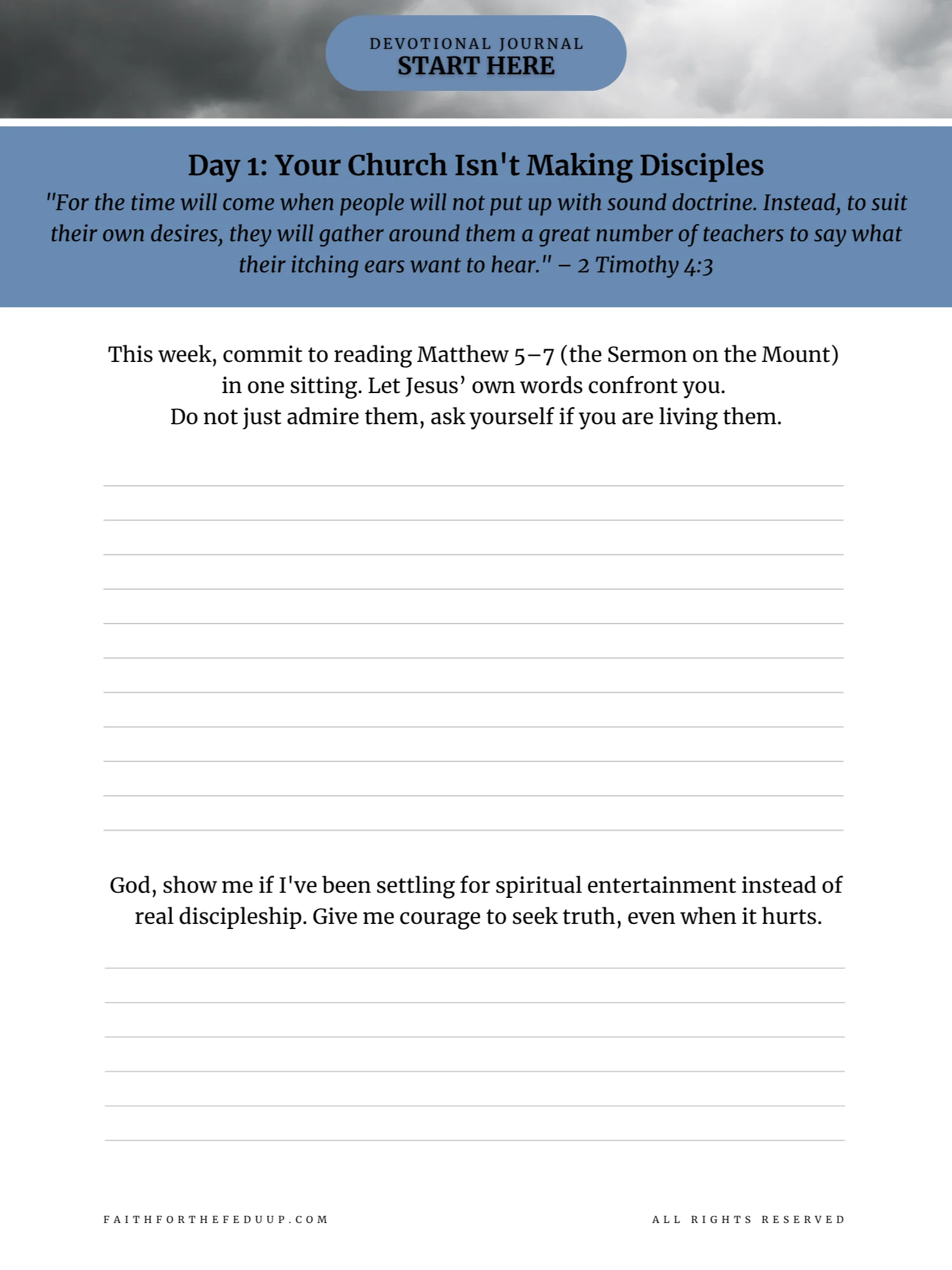 Start Here: Read the Gospels Until They Wreck You — 5-Day Devotional product image (4)