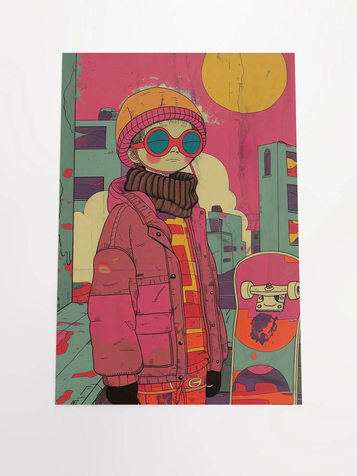 Urban Winter Vibes Pop Art Poster product image (2)