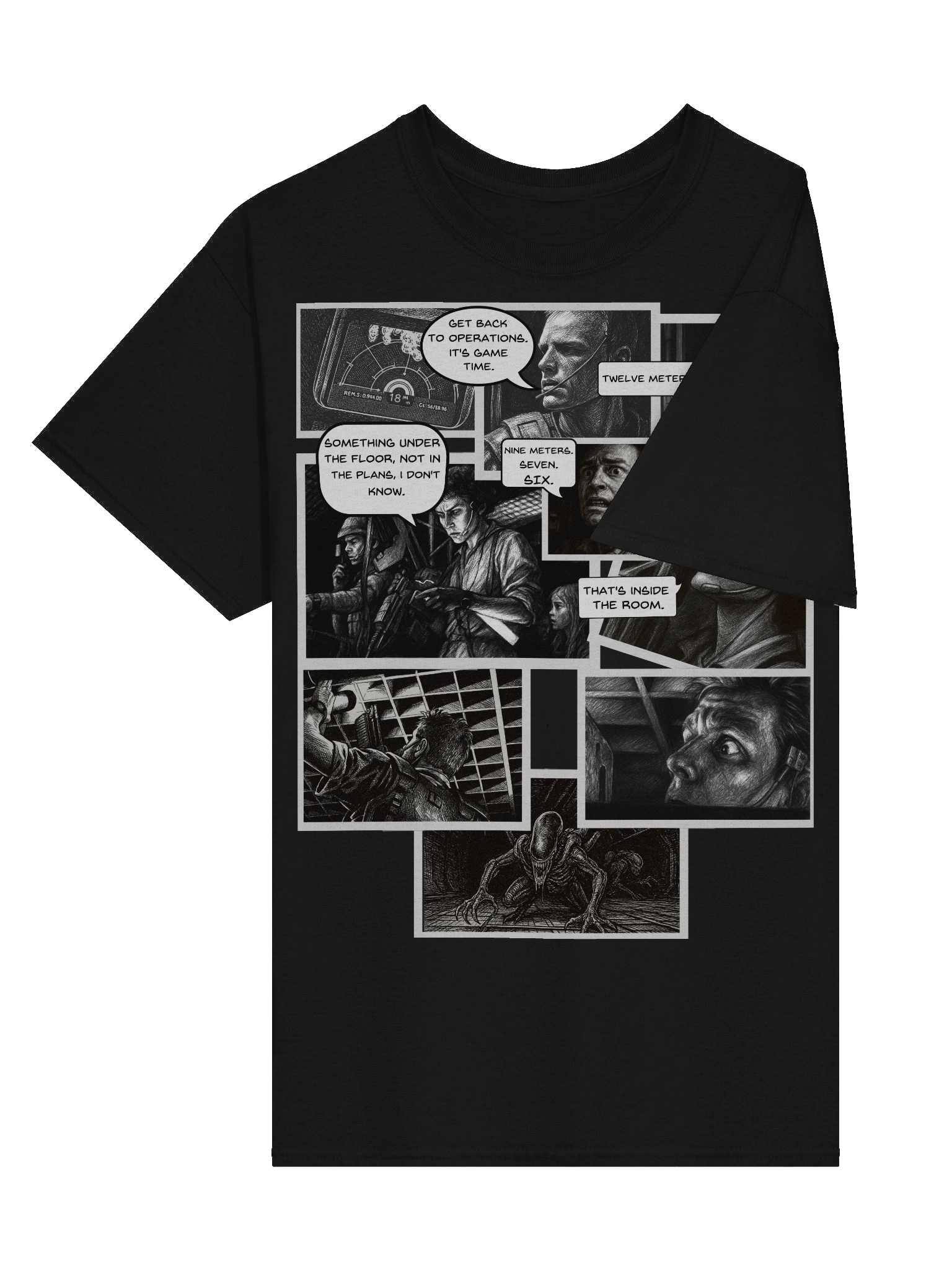 Aliens inspired Inside The Room Scene Tee product image (32)