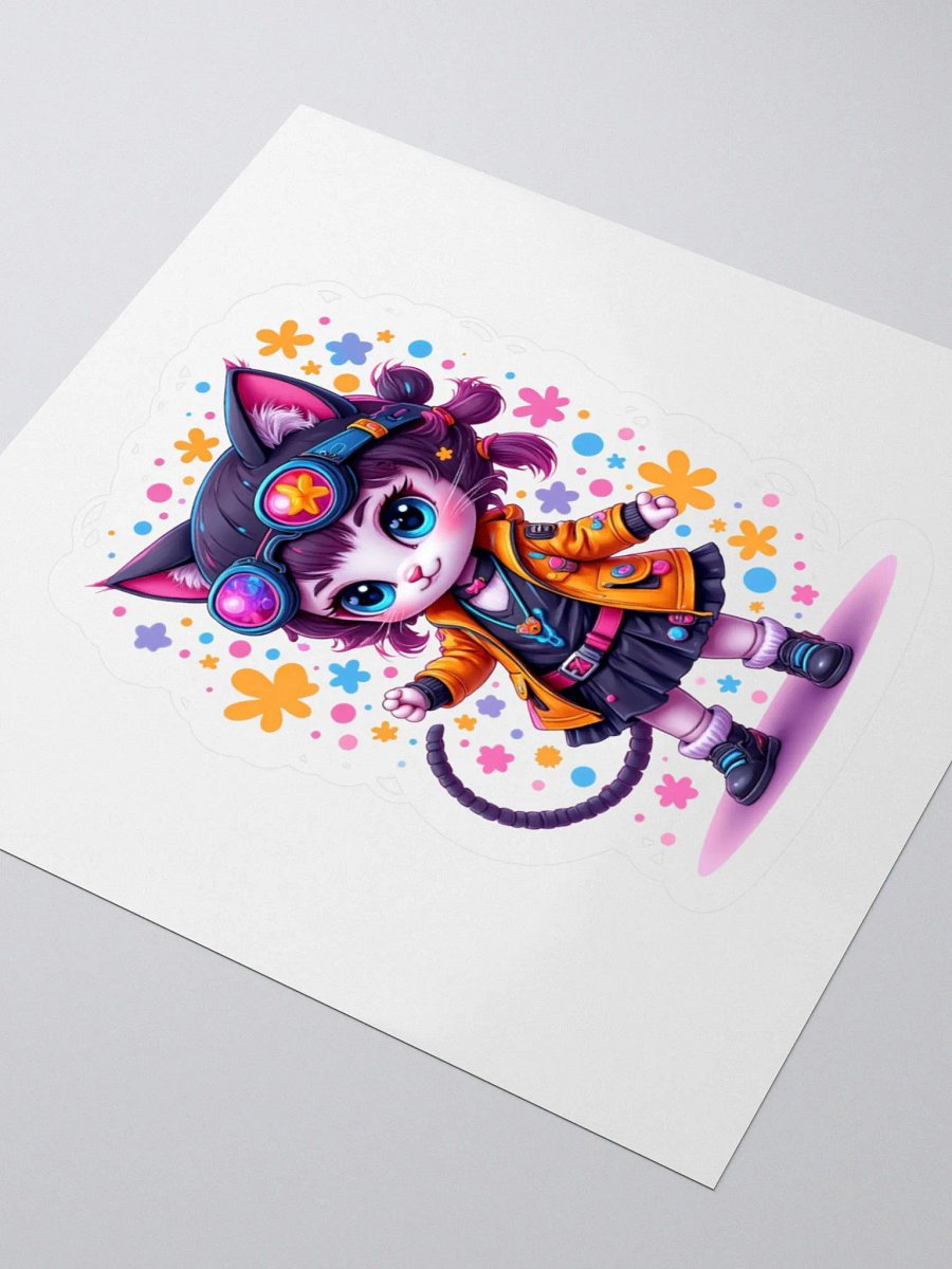 Gadget Kitty Kiss Cut Stickers product image (8)