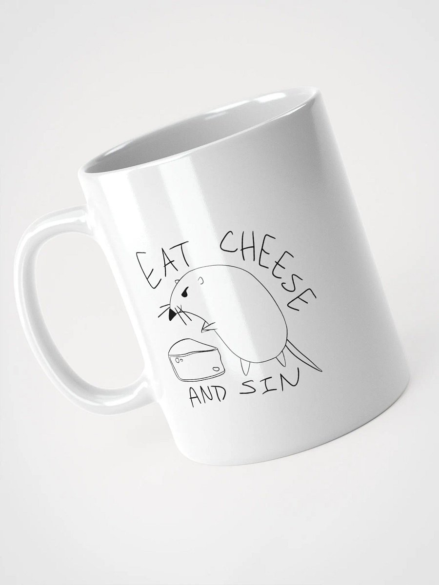Eat Cheese and Sin Mug product image (3)