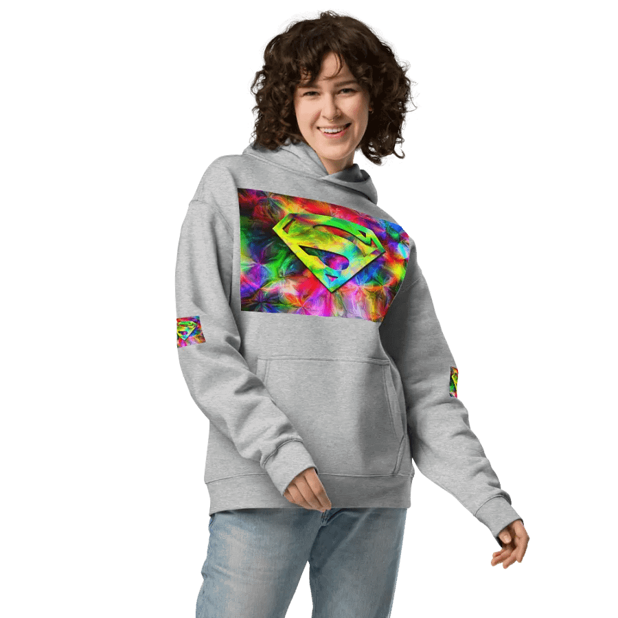 Psychedelic Superman Shield Hoodie product image (3)