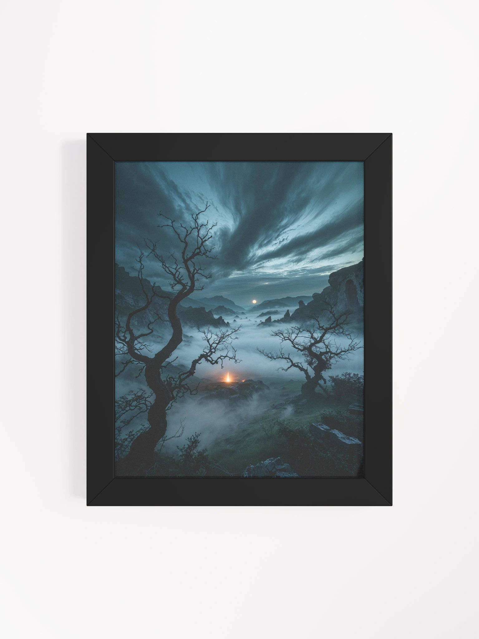 The Signal Beyond the Fog Framed Print product image (37)