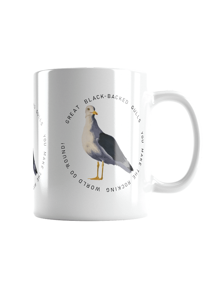 Black-Backed Gulls white mug product image (1)