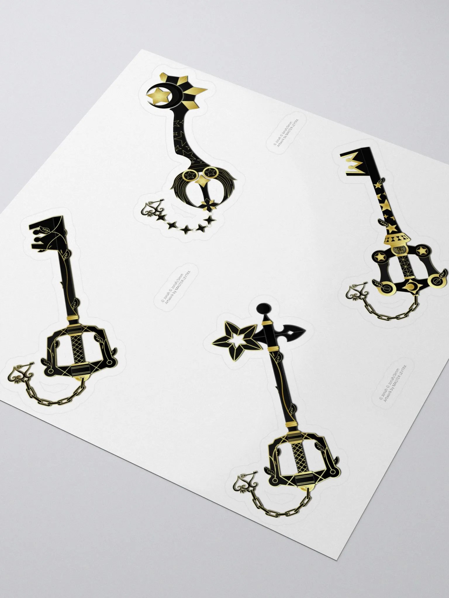 Vicennial Trace Keyblade Sticker Sheet 1 product image (3)