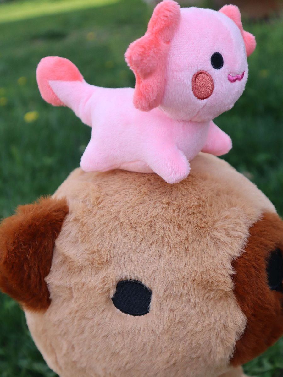 Capybara and Axolotl Magnetic Plushie (PRE ORDER) product image (6)