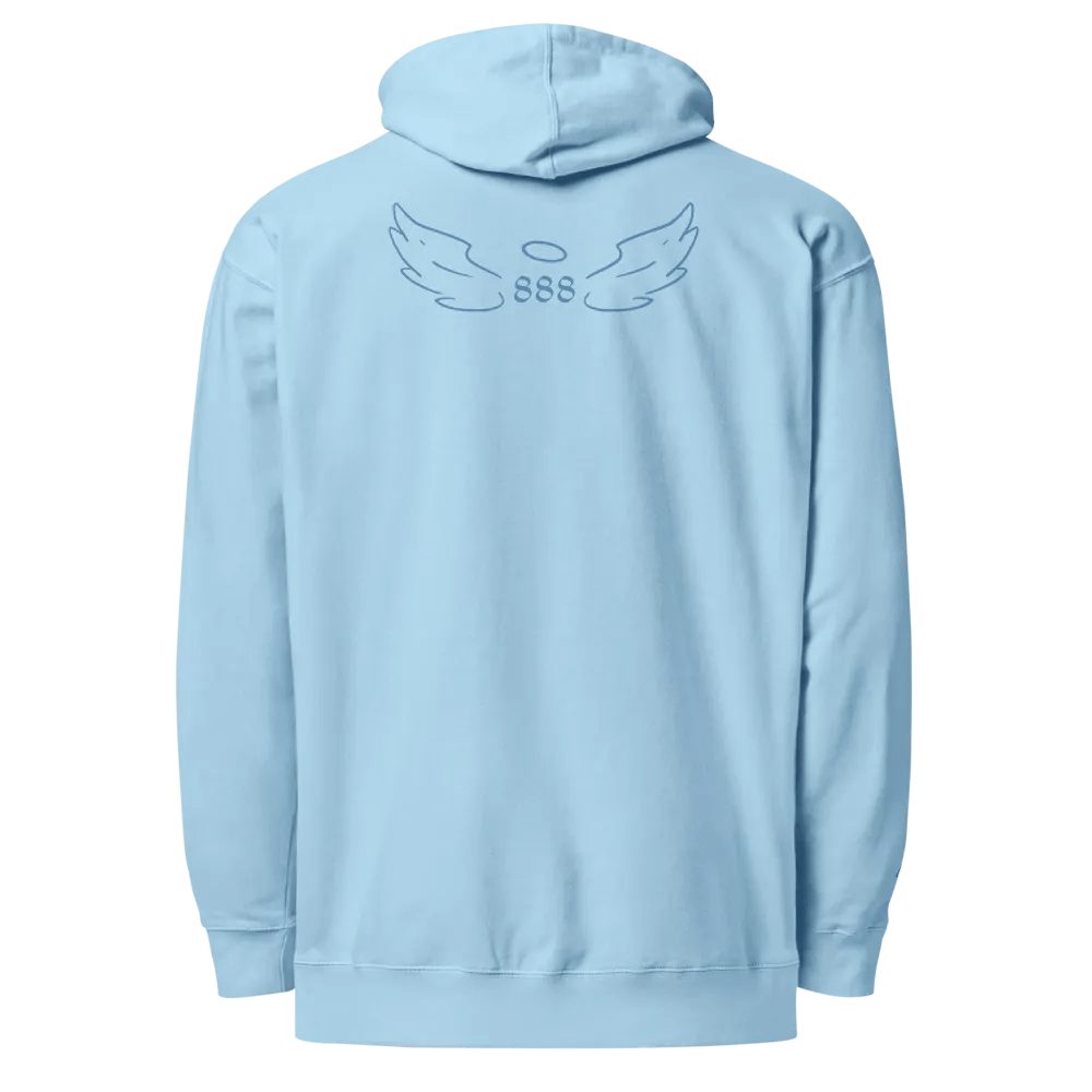 Independent Hoodie 888 Hoodie - Aqua Teal Thread Embroidery product image (1)