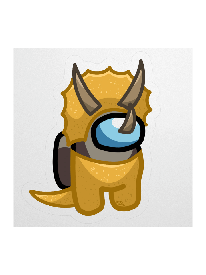 Triceratops Bean Body Sticker product image (2)