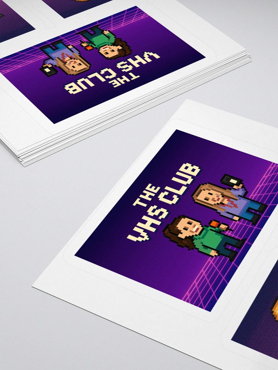 The VHS Club 8-Bit 80s Stickers product image (11)