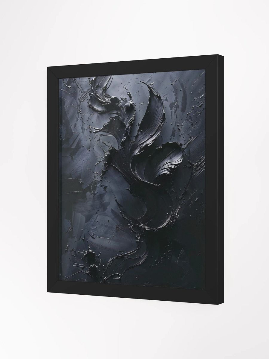 Obsidian Bloom Framed Print product image (10)