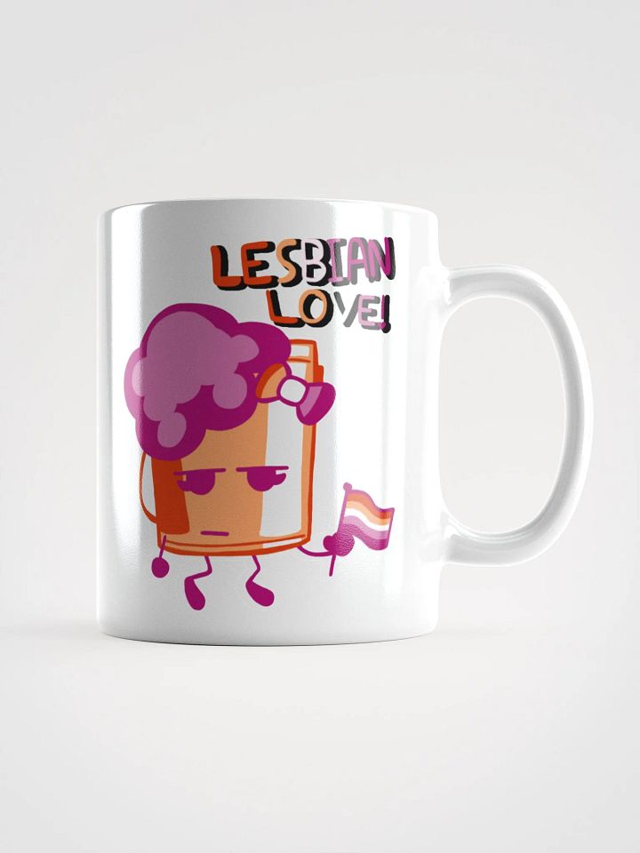 Paint Bucket Lesbian Love Glossy Mug product image (1)
