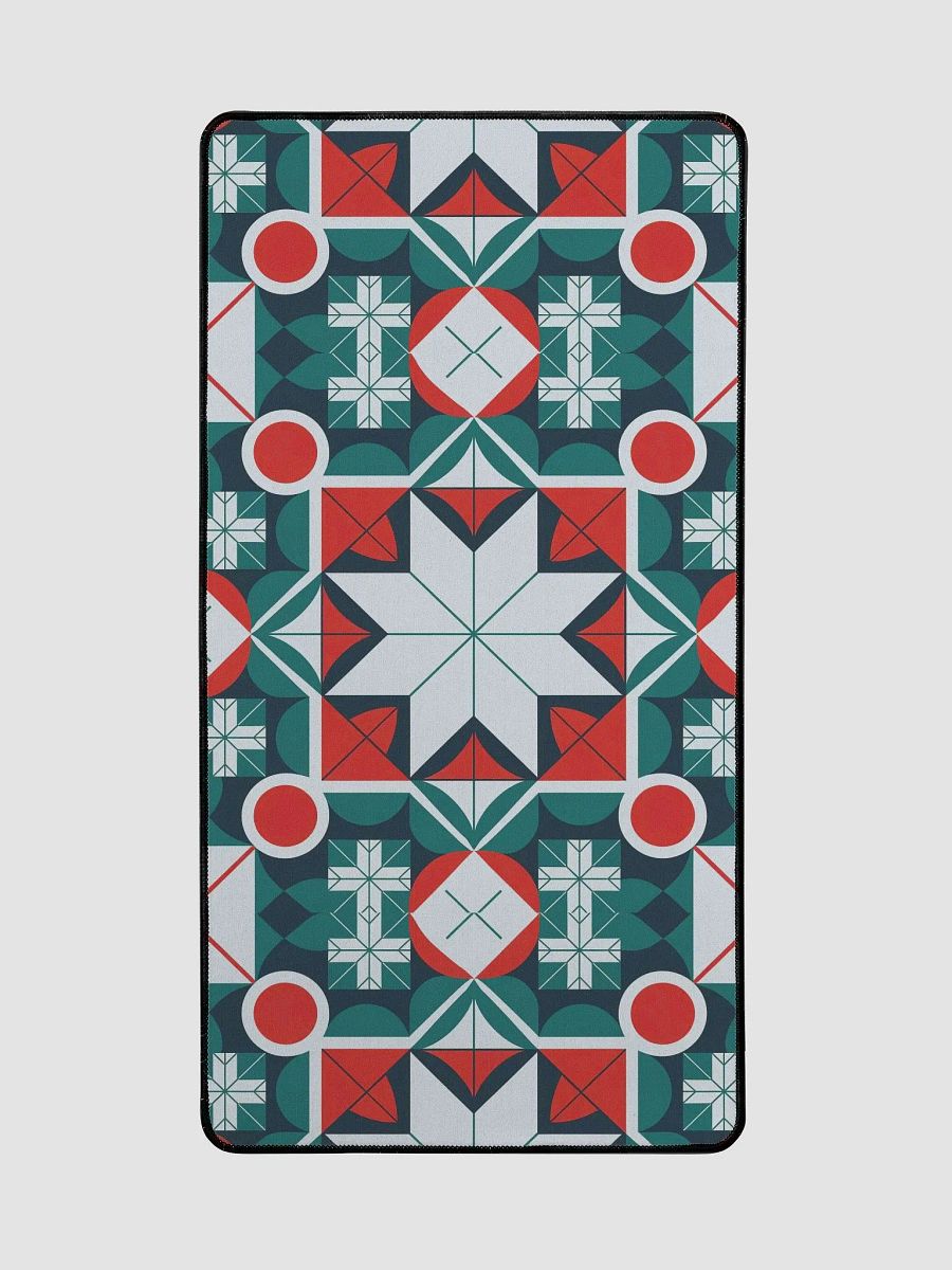 Kaleidoscope patterned Desk Mat 15.5" x 31.5" product image (2)