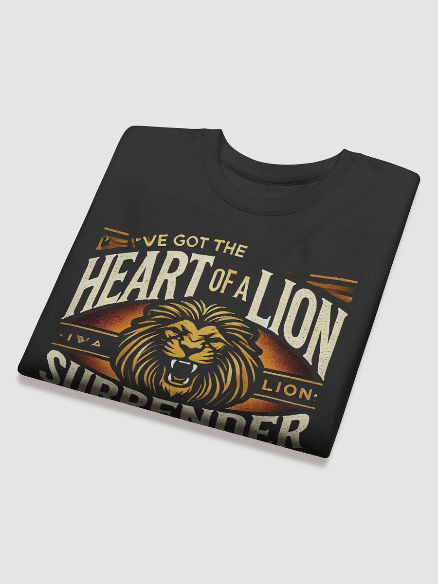 Heart of a Lion Motivational Sweatshirt product image (4)