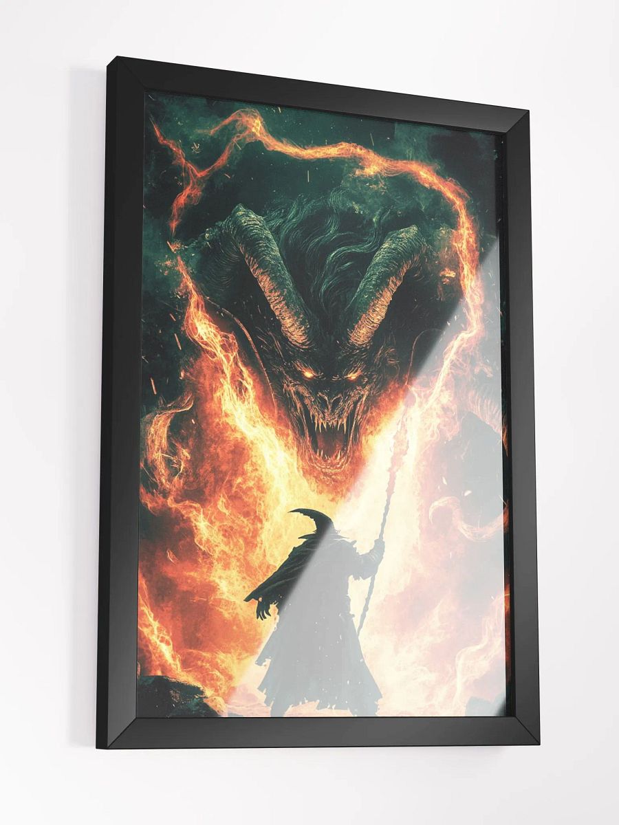 Battle of Fire and Magic - Framed High-Quality Matte Poster product image (17)