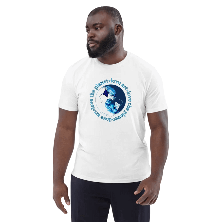 Love Art Love The Planet Organic Cotton Ray T-Shirt product image (333)