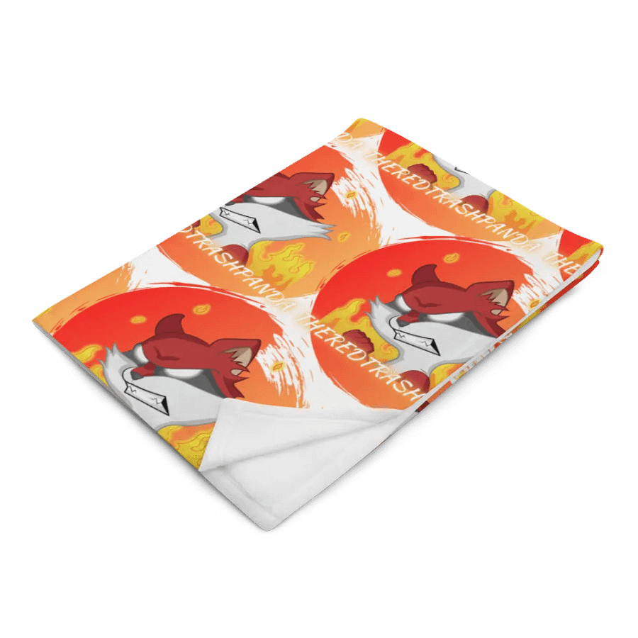 Red Trash Panda Rage Emote Blanket product image (14)