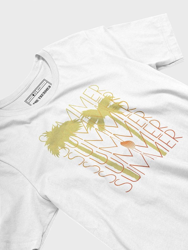 Summer Vibes T-Shirt | Palm Trees & Sunset Graphic Tee product image (2)