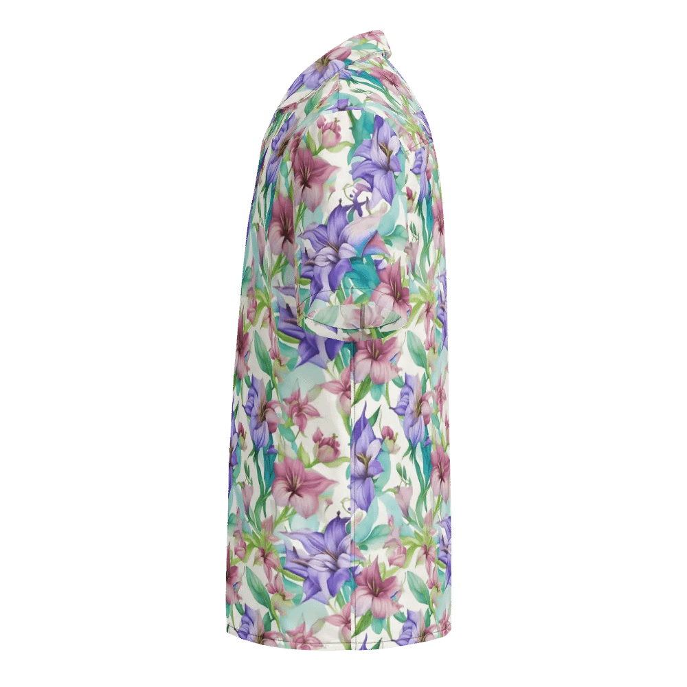 Floral Pattern Tiare Flowers Hawaiian Shirt product image (3)