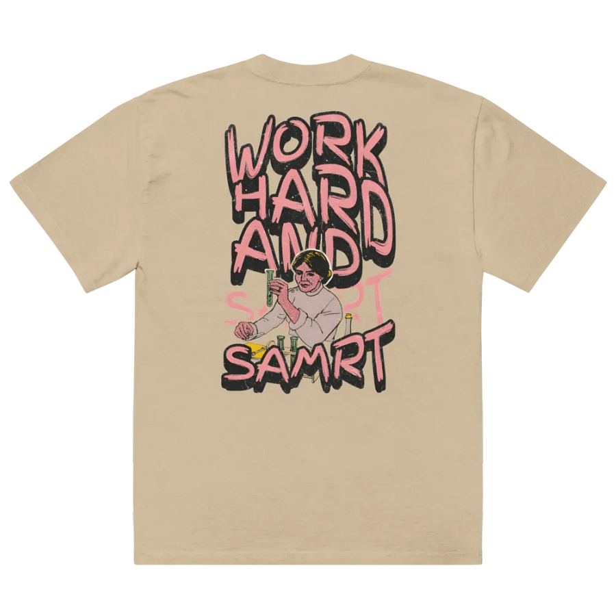 Work hard and smart unisex T-shirt product image (46)