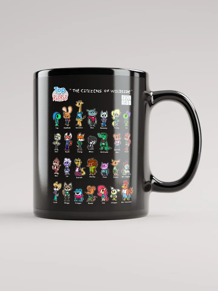 Top and RabRab Wildside Citizens Black Mug product image (1)