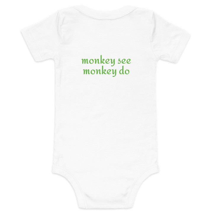 Vervet Monkey Baby Short Sleeve One Piece product image (8)