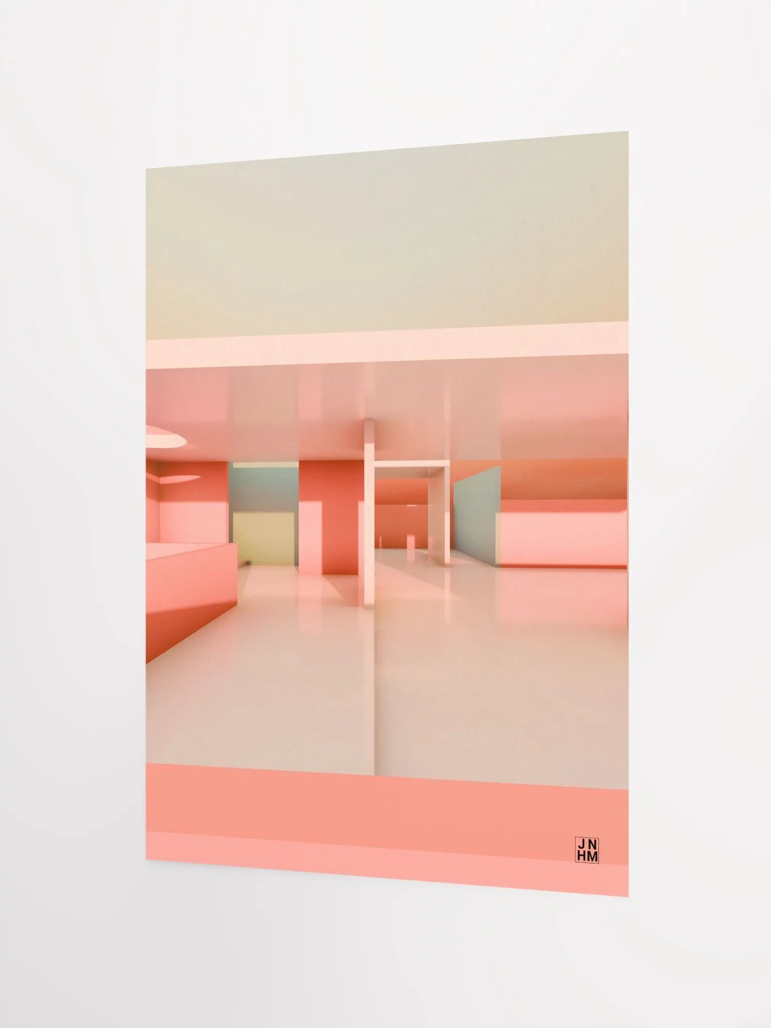 Architectural Landscape - Summer Pastel 02 12"x16" Frameless product image (2)