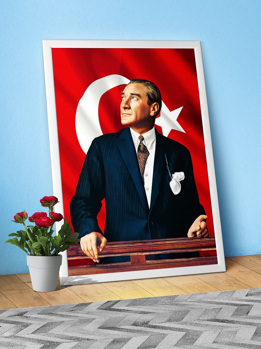 Atatürk Poster, Turkey — Mustafa Kemal Ataturk art product image (3)