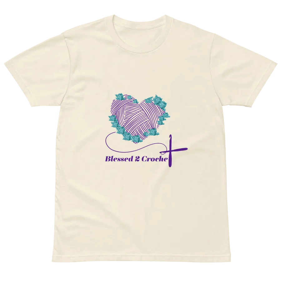 Blessed2Crochet Logo Tshirt product image (3)