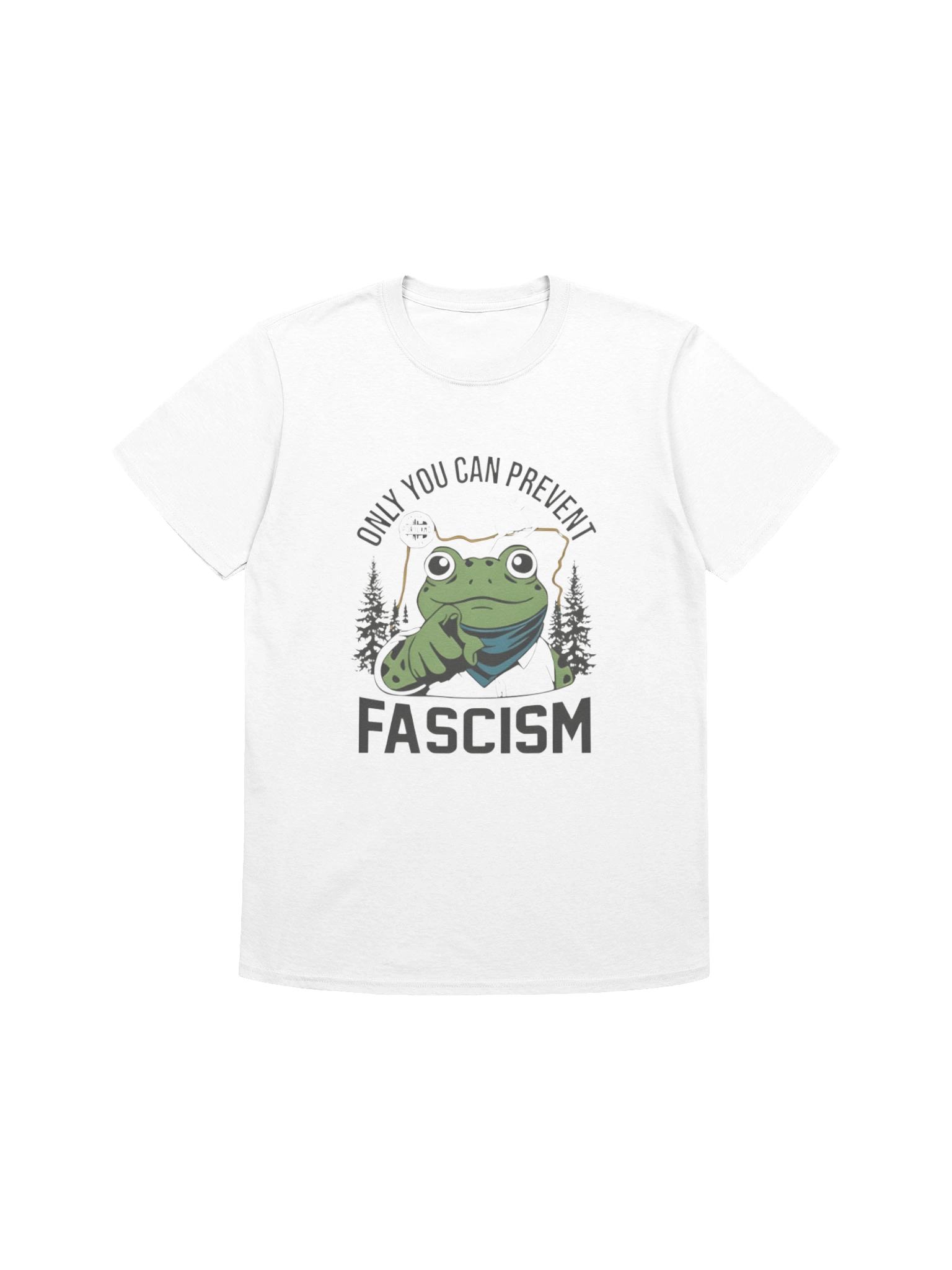 Only You Can Prevent Fascism Portland Frog T-Shirt product image (1)