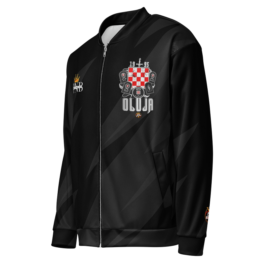 PNB Brand Print Bomber Jacket Oluja1995 product image (3)