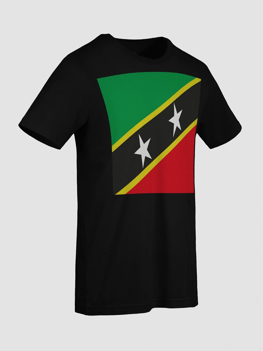 Exclusive Saint Kitts and Nevis Flag T-Shirt – Unisex Supersoft Comfort | TDS Music product image (90)