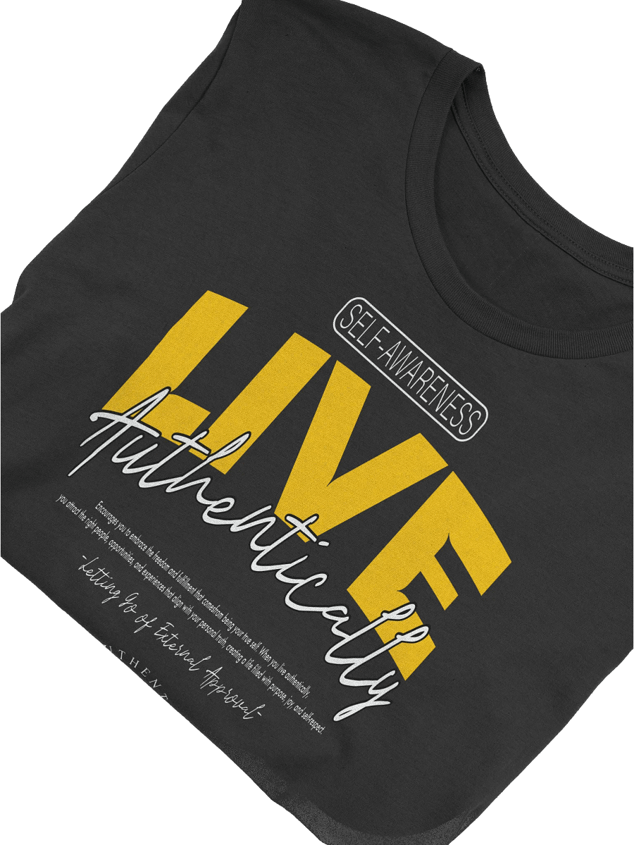 Live Authentically Graphic T-Shirt product image (5)