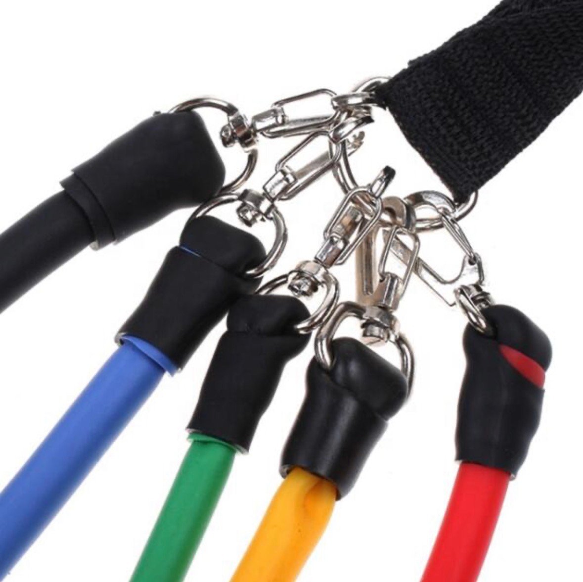 Fitness Tension Rubber Set – Complete resistance band set for home & on the go product image (3)