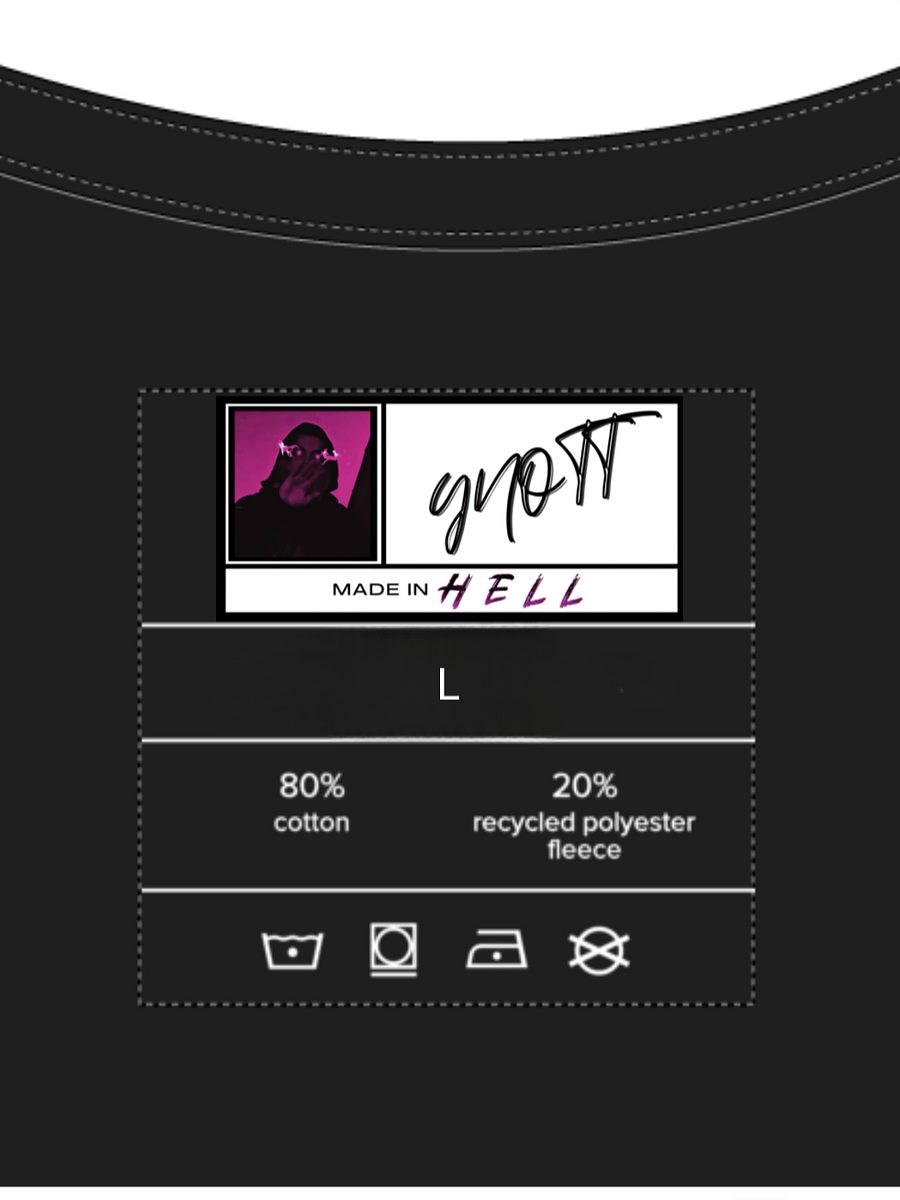 Gradient Typography Hoodie - Chroma Pink product image (6)