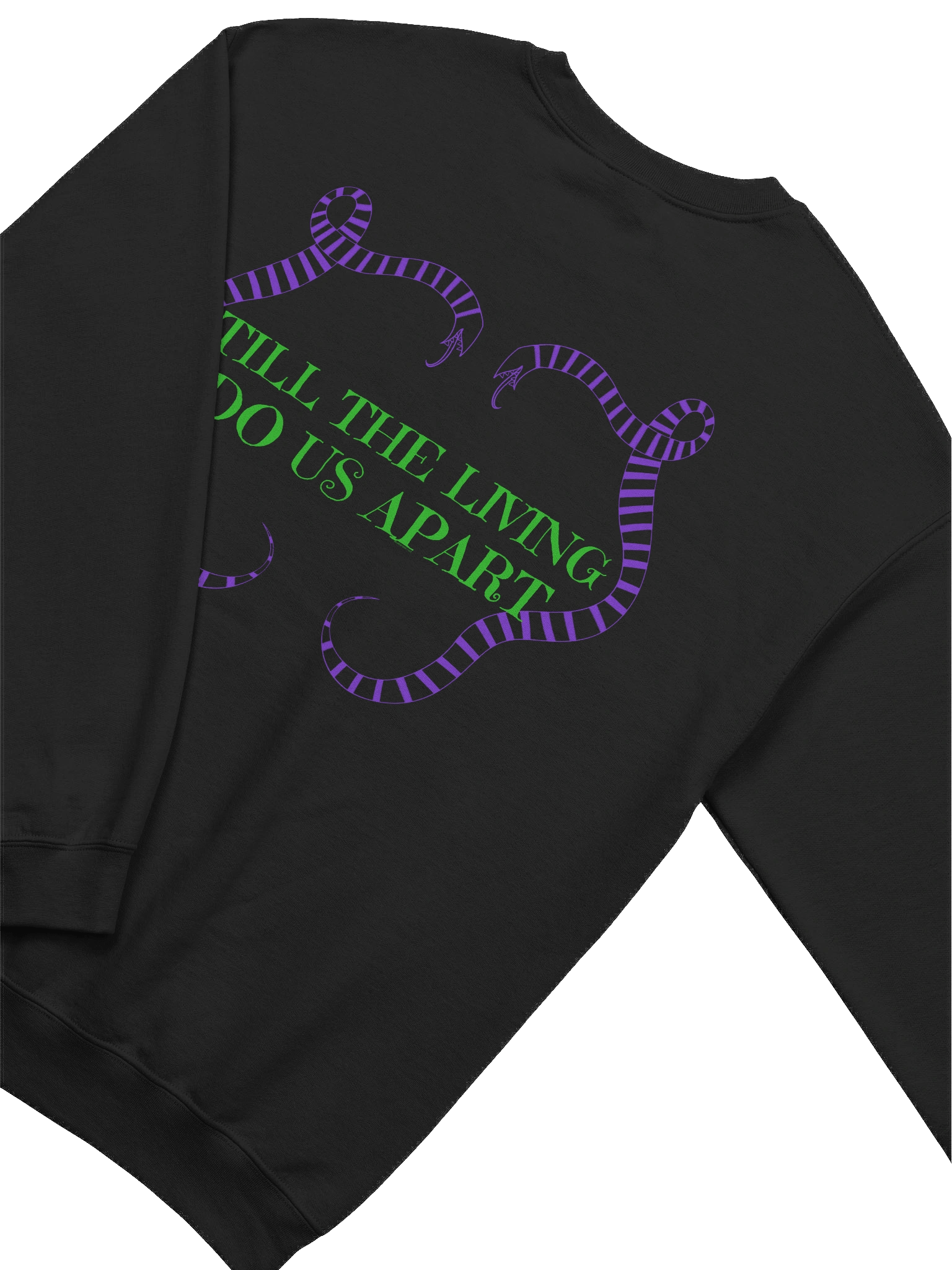 [UM Designs] Til the Living Do We Part - Unisex Graphic Sweatshirt product image (4)