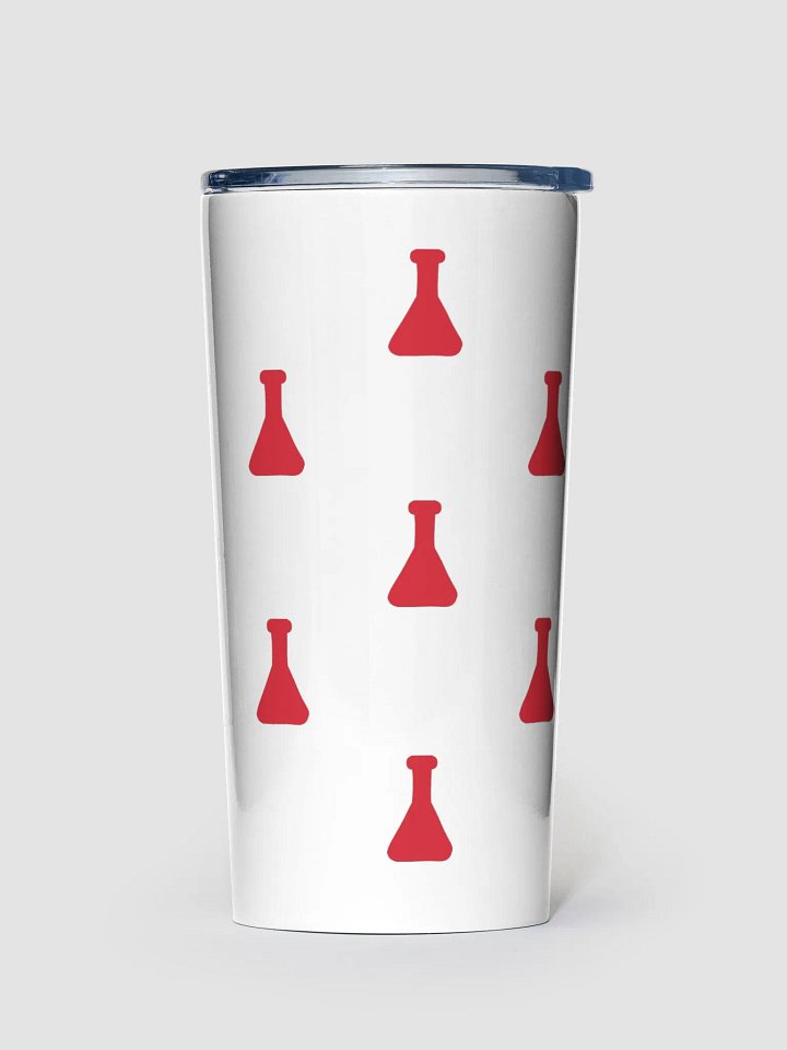 VinnyInTheLab Red Flask Stainless Steel Tumbler product image (1)