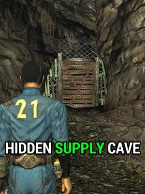 Hidden Supply Cave And It's Hidden Secrets #fyp #falloutnewvegas #fallout