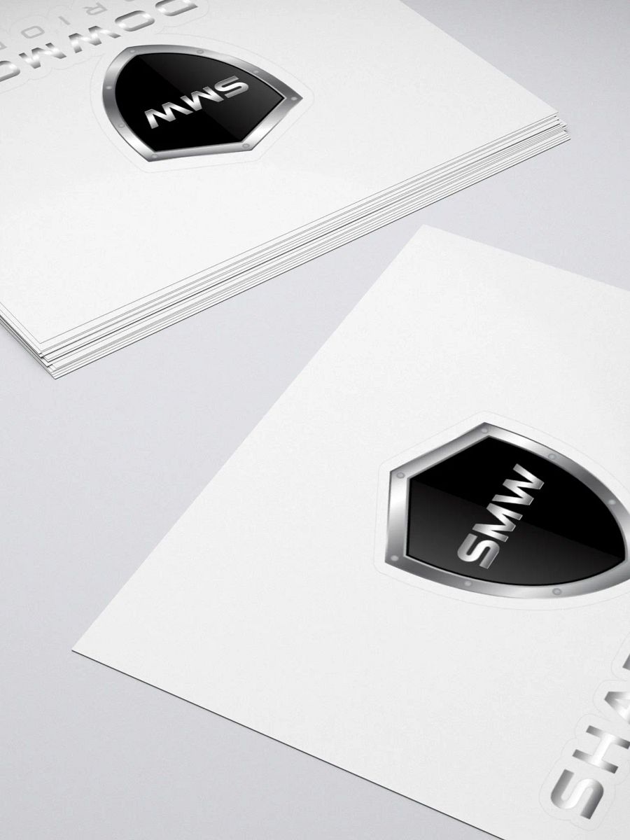SMW Shield Logo Kiss Cut Stickers product image (4)