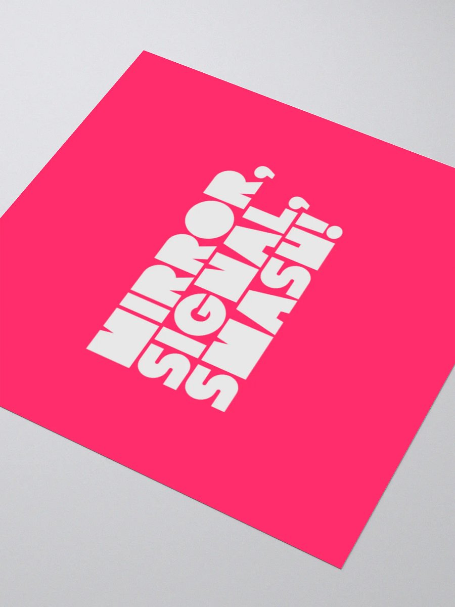 The Stickers: "Mirror, Signal, Smash!" product image (6)