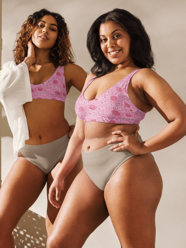 Rosewater Paisley | Recycled Padded Bikini Top product image (5)